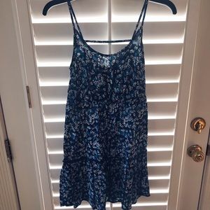 Blue Floral Sun Dress